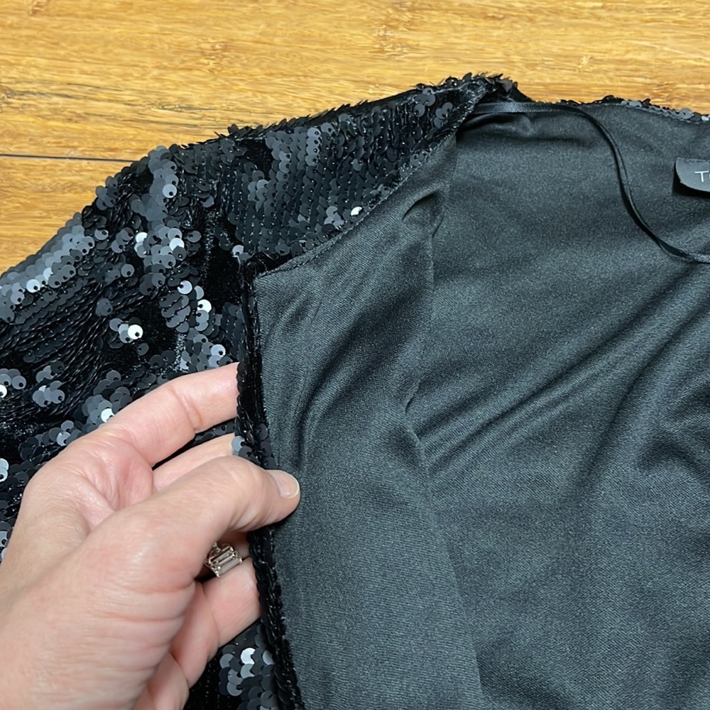Black Sequin Jacket - image 4
